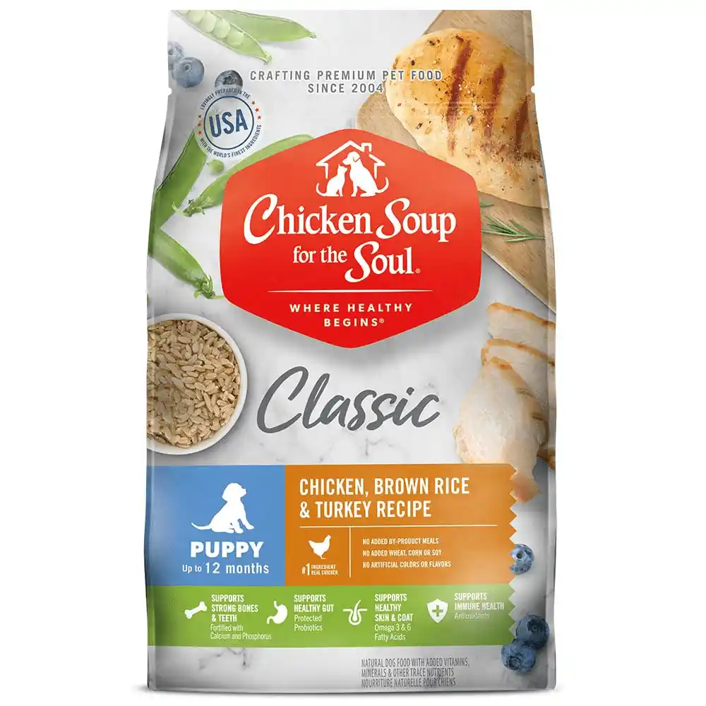 Puppy Natural Dry Dog Food Chicken, Brown Rice & Turkey