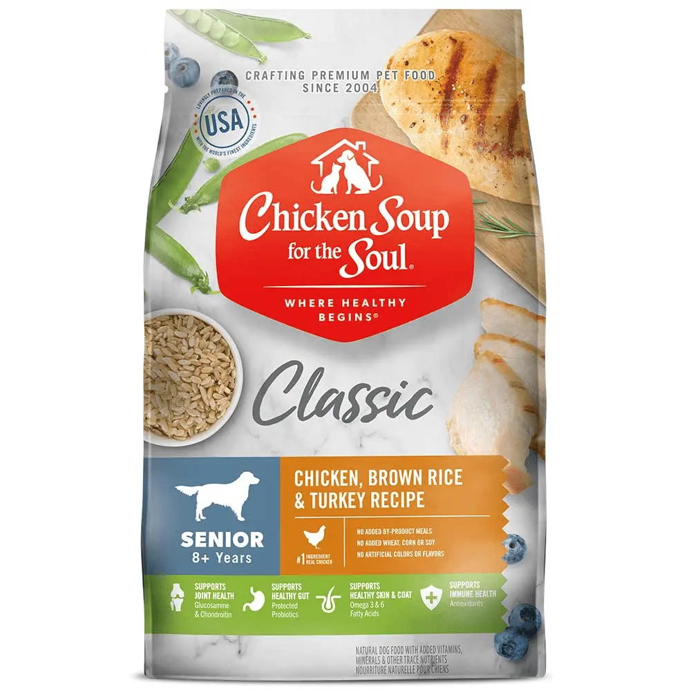 Senior Natural Dry Dog Food Chicken, Brown Rice & Turkey