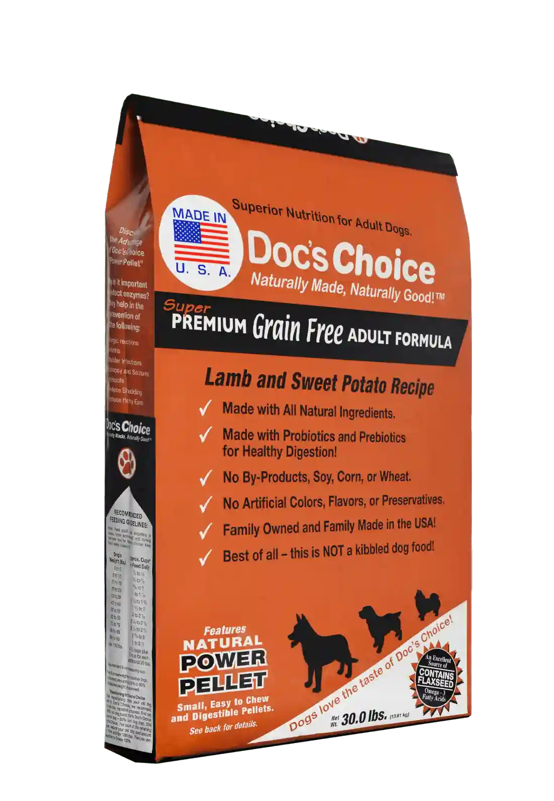 Premium Grain Free Lamb & Sweet Potato Adult Dog Formula