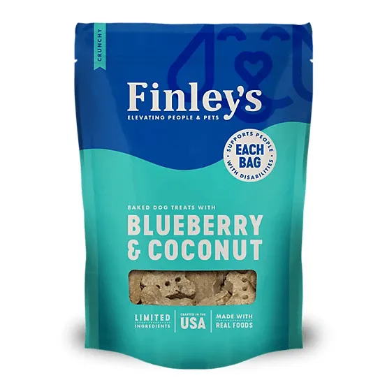 Blueberry Coconut Crunchy Biscuit Treats For Dogs