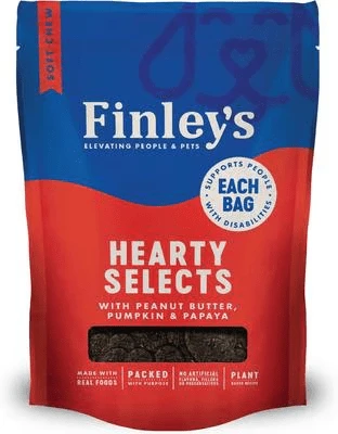 Hearty Selects Peanut Butter Pumpkin & Papaya Soft & Chewy Treats For Dogs