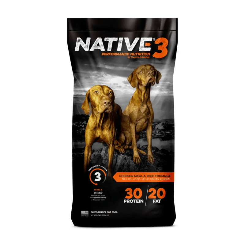 Level 3 Adult Chicken Meal and Rice Formula Dry Dog Food