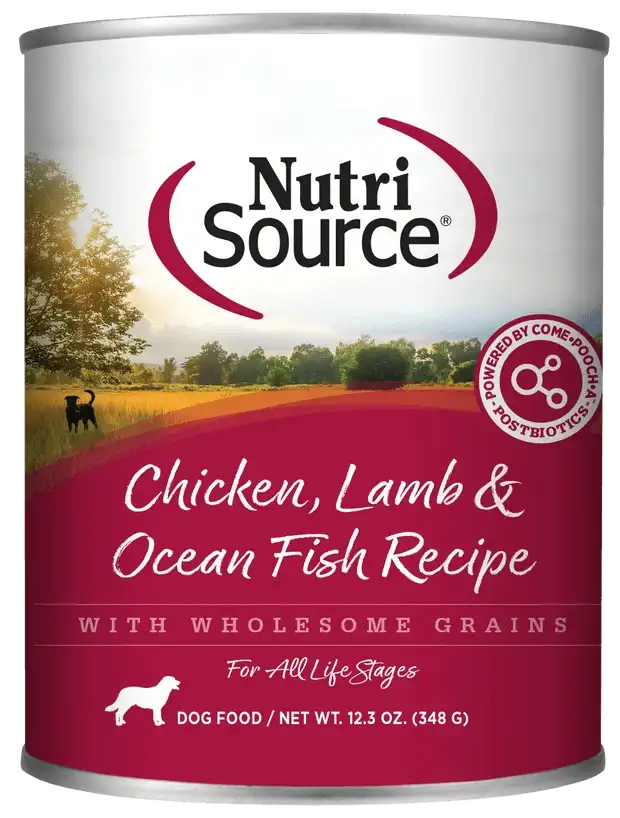 Chicken, Lamb & Ocean Fish Wet Dog Food