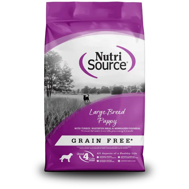 Large Breed Puppy Turkey, Whitefish Meal & Menhaden Fish Meal For Dogs