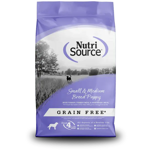 Small and Medium Breed Puppy Turkey, Turkey Meal & Whitefish Meal For Dogs