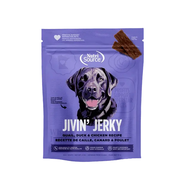 Quail, Duck & Chicken Jivin' Jerky