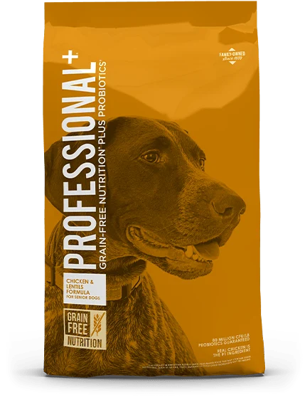 Chicken & Lentils Formula For Senior Dogs