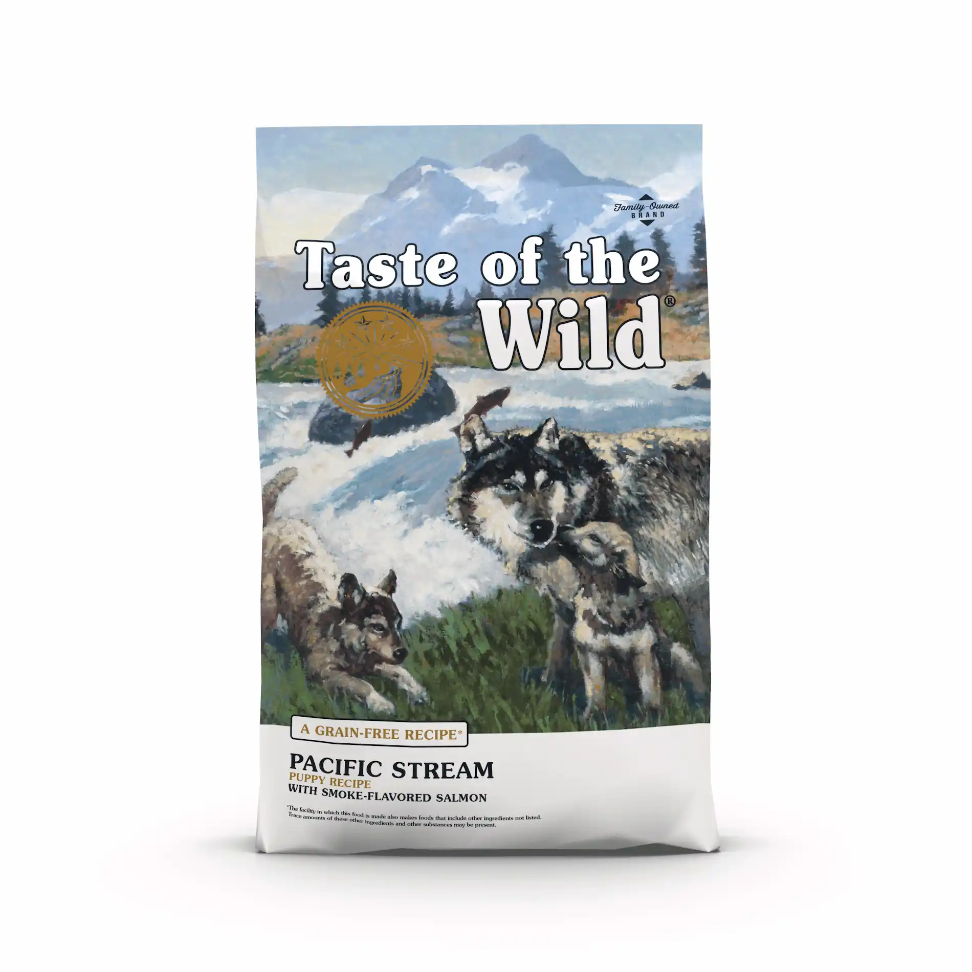 Pacific Stream Puppy Recipe with Smoke-Flavored Salmon