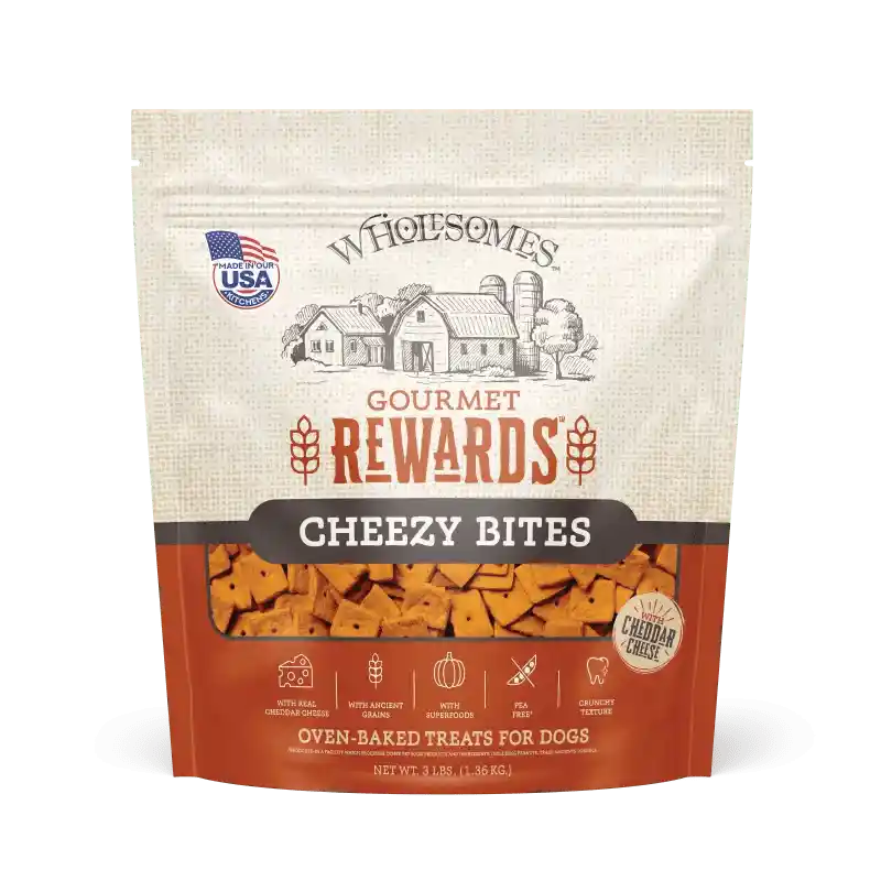 Gourmet Rewards Cheezy Bites For Dogs
